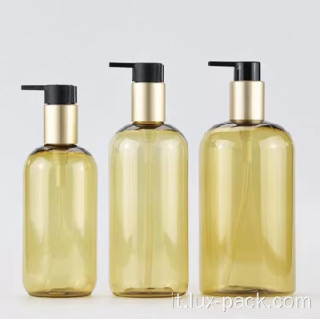 Plastica estetica vuota Bottiglia di shampoo per animali da pet lussuoso shampoo di lusso